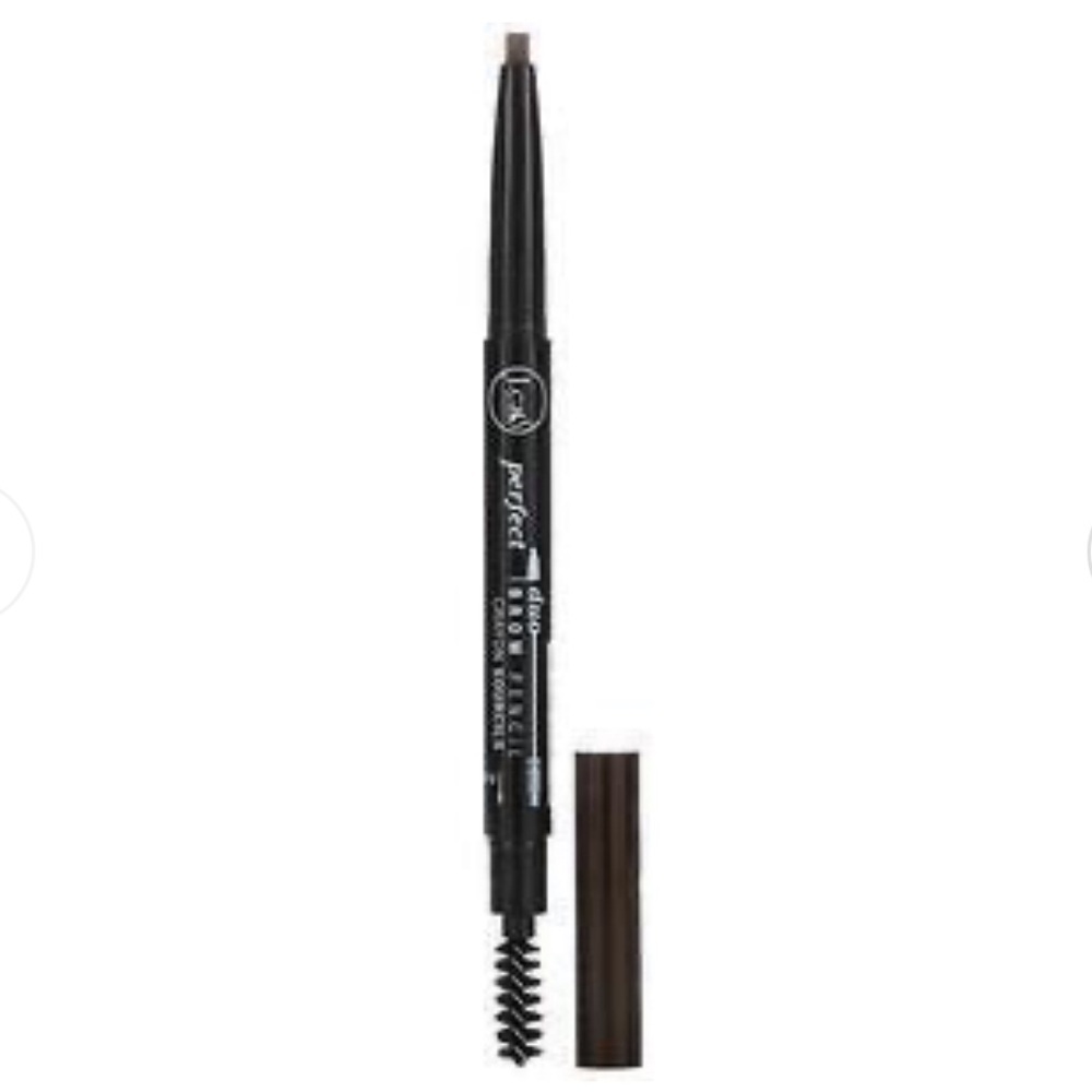 J.Cat Beauty, Perfect Duo Brow Pencil, BDP107 Dark Brown, 0.009oz /0.25 g | NEW